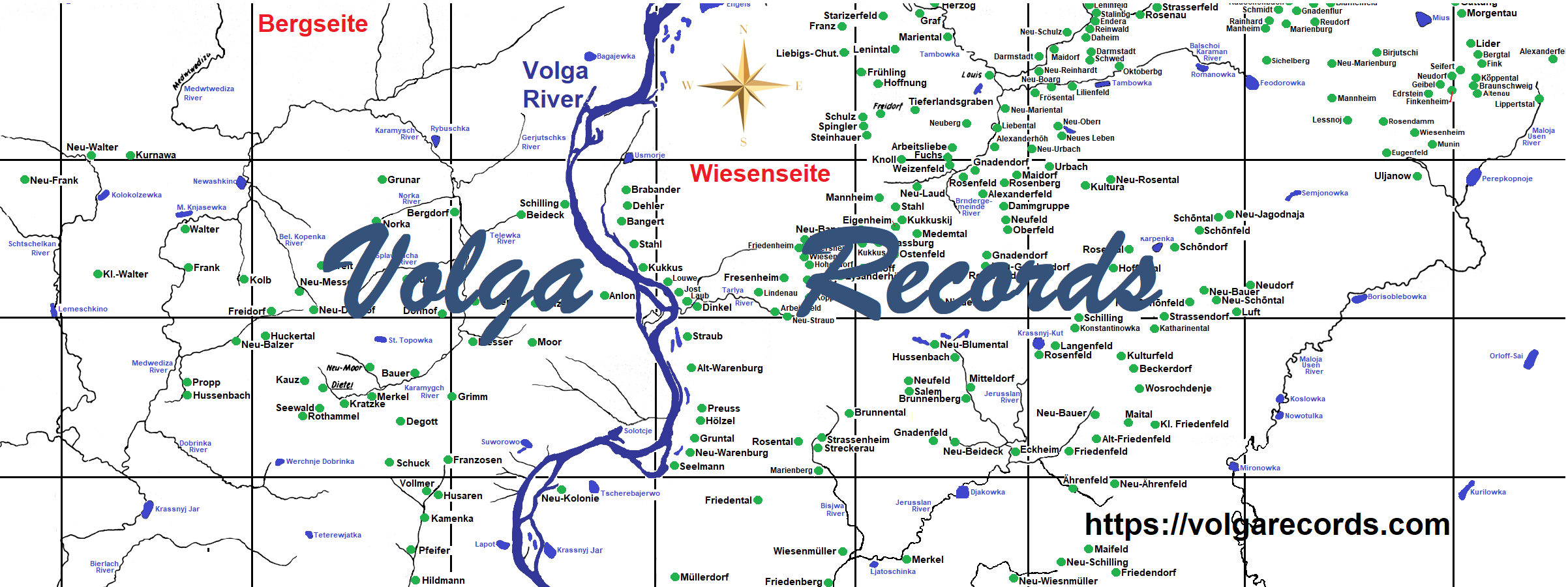 Volga Parish Records Website